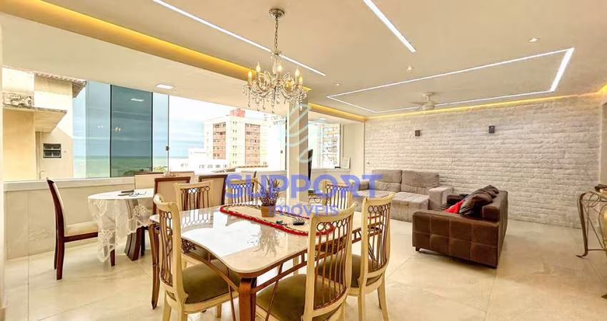 Apartamento 4 quartos na Praia do Morro em Guarapari com 2 suítes, varanda gourmet, completo e fino