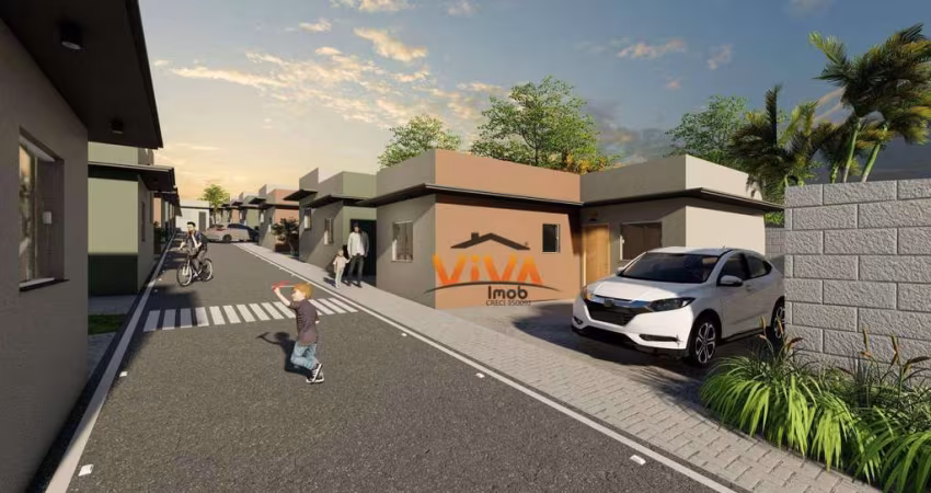 Casa térrea na planta 2 dormitórios, 43 m² R$ 220.000 - Estância Belém - Francisco Morato/SP