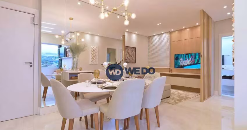 Apartamento com 2 dormitórios à venda, 69 m² por r$ 421.740,00 - residencial dona margarida - santa bárbara d'oeste/sp