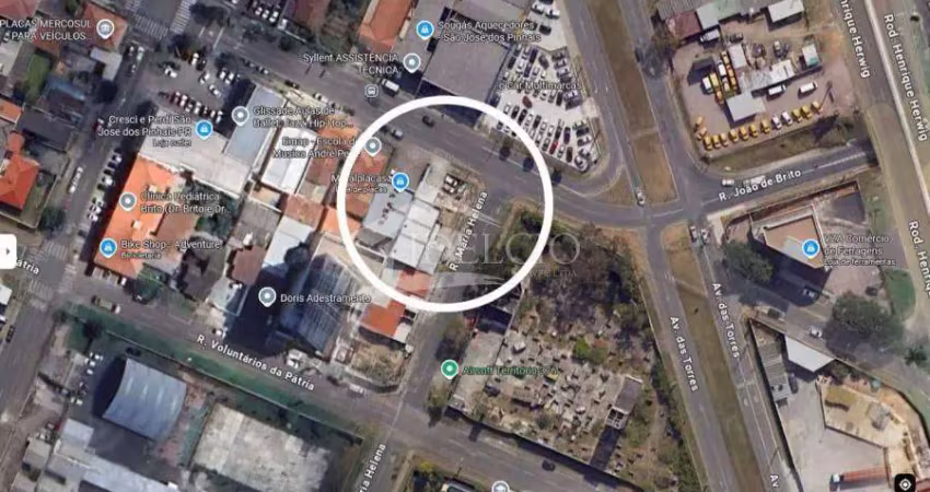 Terreno comercial à venda na Rua Izabel a Redentora, 2799, Centro, São José dos Pinhais