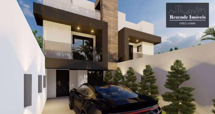 Sobrado com 3 dormitórios  venda, 116 m² por R$ 560.000 - Fazendinha - Curitiba/PR