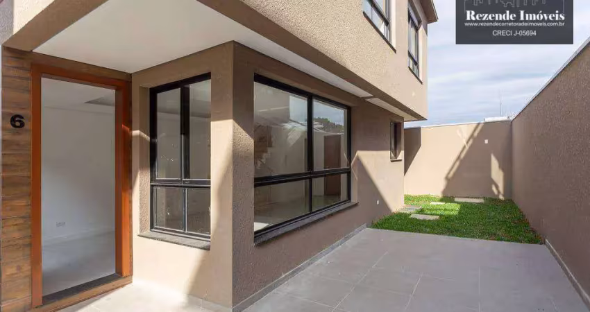 C-so1357 novo no tingui - sobrado 3 quartos (suíte), terraço, 2 vagas