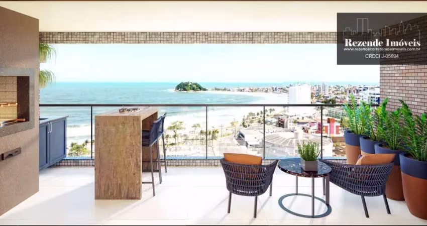 Cobertura com 4 quartos a venda em guaratuba com vista para o mar