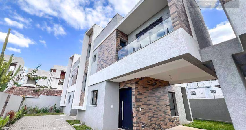 Sobrado com 3 dormitórios à venda, 129 m² por R$ 770.000,00 - Boqueirão - Curitiba/PR