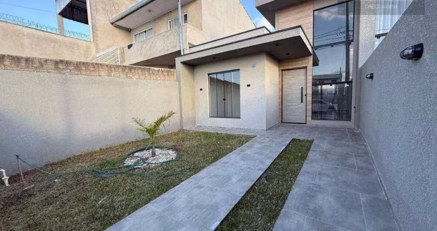 Casa com 3 dormitórios à venda, 60 m² por r$ 350.000,00 - gralha azul - fazenda rio grande/pr