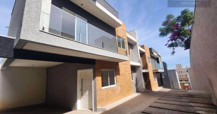 Sobrado com 3 dormitórios à venda, 154 m² por R$ 800.000,00 - Portão - Curitiba/PR