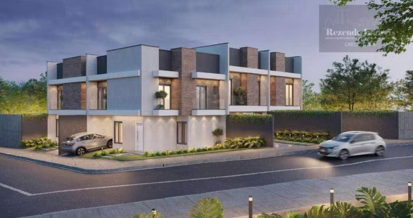 Sobrado com 3 dormitórios à venda, 86 m² por R$ 580.000,00 - Fazendinha - Curitiba/PR