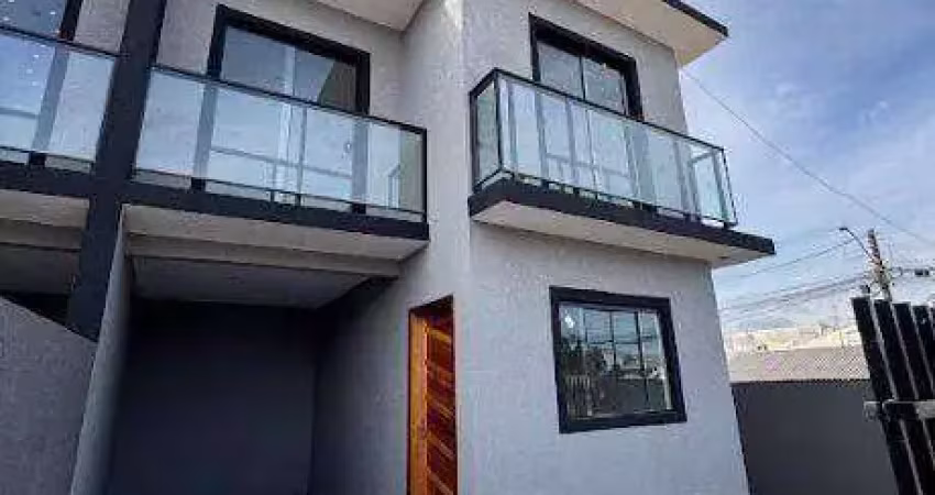 Sobrado com 3 dormitórios à venda, 81 m² por r$ 490.000,00 - tatuquara - curitiba/pr