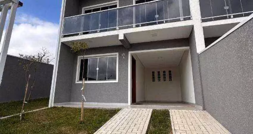 Sobrado de esquina, com 3 dormitórios à venda, 87 m² por r$ 595.000 - alto boqueirão - curitiba/pr