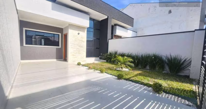 Casa com 3 dormitórios sendo uma suíte edícula om piscina à venda, 77 m² por r$ 680.000 - gralha azul - fazenda rio grande/pr