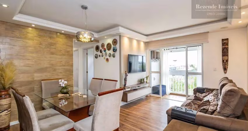 Apartamento com 3 dormitórios sendo uma suíte sacada com churrasqueira   à venda, 72 m² por r$ 490.000 - fazendinha - curitiba/pr