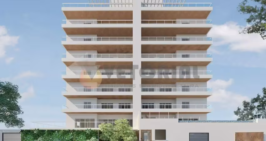 Empreendimento na planta residencial la spezia unidade frente mar com 121,96 m²