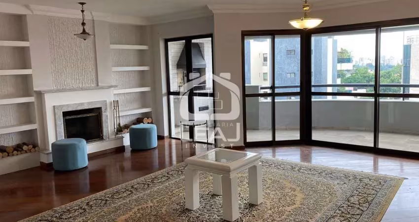 Apartamento semimobiliado para locação, 220 m², 4 suítes, 4 vagas por r$10.500,00 (pacote), paraíso