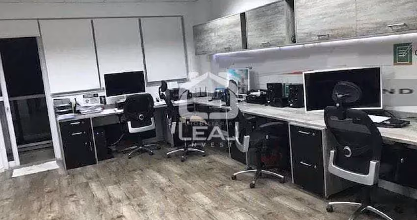 Conjunto comercial mobiliado à venda, vila andrade, 42m², 3 vagas de garagem, r$ 350.000,00, são pa