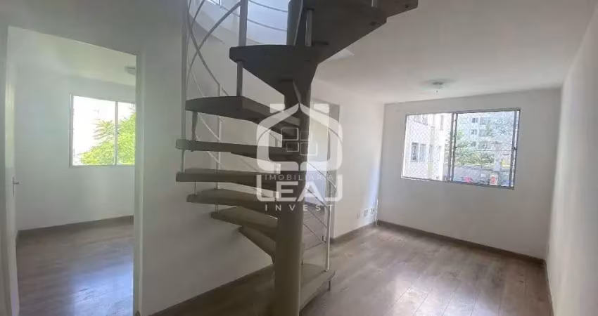 Cobertura duplex à venda no horto do ypê, 98m², 2 dormitórios, 1 vaga de garagem - r$ 300.000,00- p