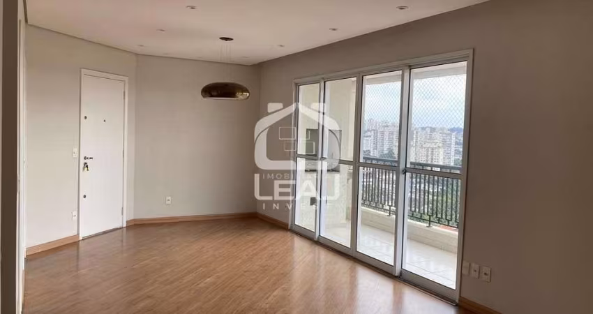 Apartamento para Locação Morumbi, 86 m², 2 Suítes, Lavabo, Churrasqueira na Varanda, 2 Vagas por R$