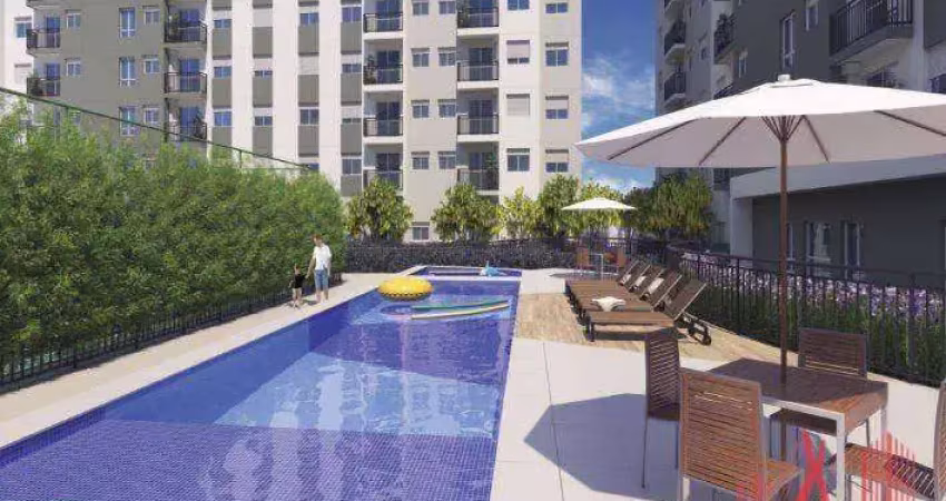 Apartamento novo com 2 dormitórios à venda, 47m² - parque da mooca.
