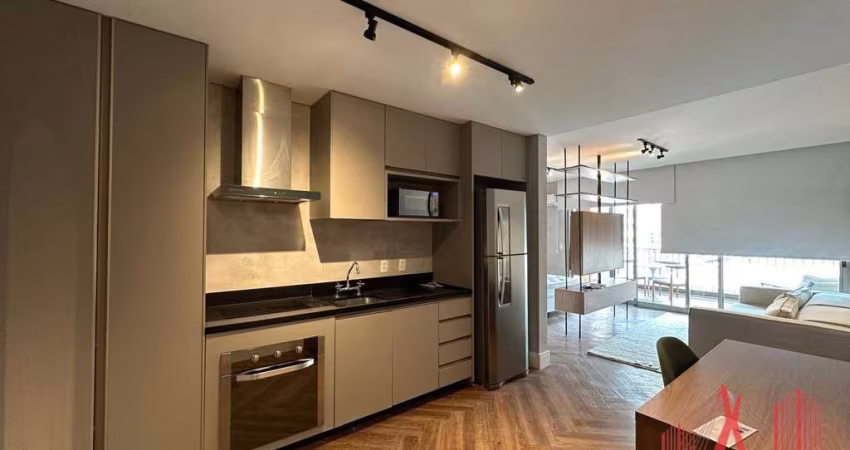 Apartamento Studio para locação com 1 dormitório, 1 vaga de garagem, com 60 m² - Itaim Bibi