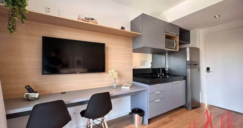 Studio com 1 dormitório para alugar, 30 m² por R$ 4.360,13/mês - Cerqueira César - São Paulo/SP