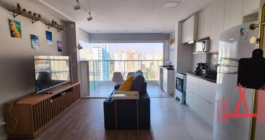 Apartamento MOBILIADO para Locação com 1 dormitório, 1 vaga de garagem, com 43 m² - Vila Clementino