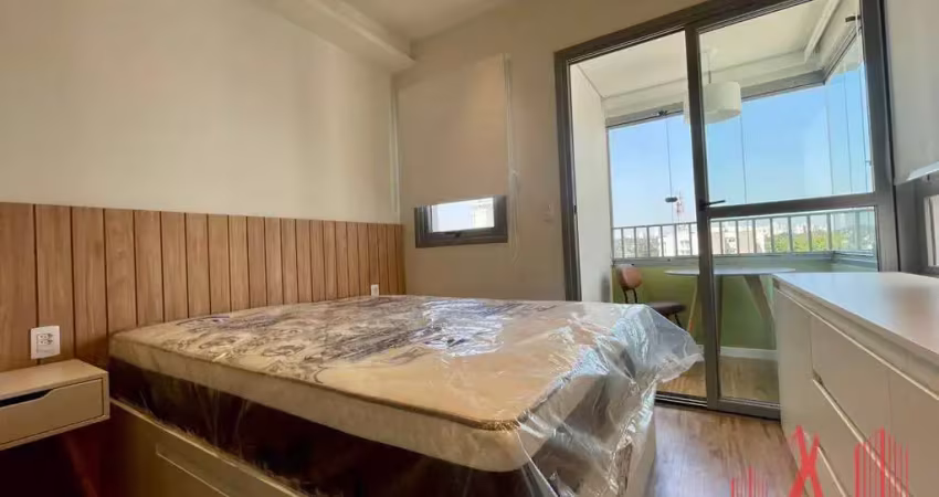 Apartamento studio mobiliado para locação com 1 dormitório, com 25 m² - brooklin