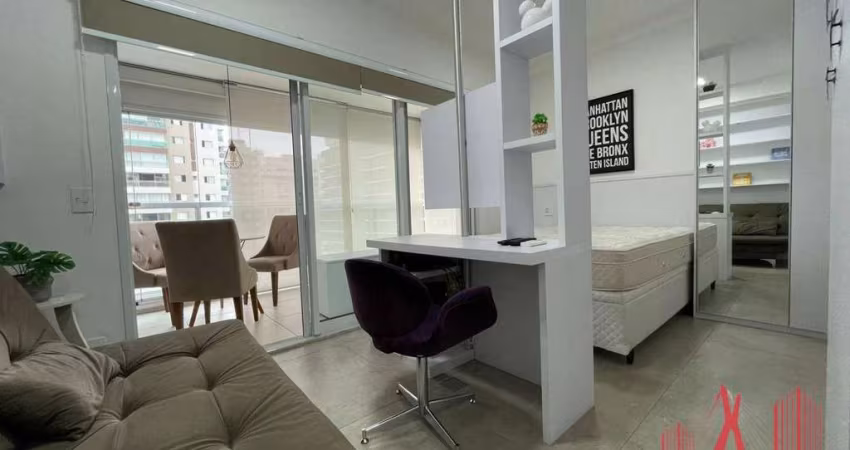 Apartamento Studio MOBILIADO à Venda ou Locação com 1 dormitório, 1 vaga de garagem, com 35 m² - Consolação