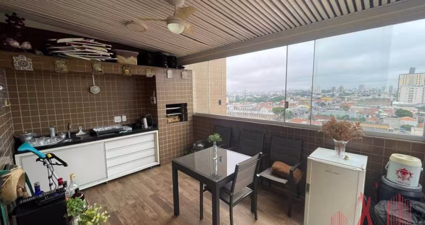 Apartamento Duplex para Locação com 3 dormitórios, 2 vagas de garagem, com 134 m² - Vila Gumercindo