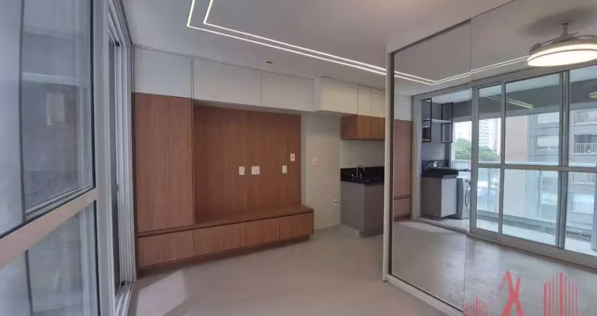 Apartamento studio mobiliado para locação com 1 dormitório, com 27 m² - vila clementino