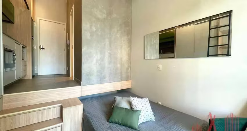 Apartamento studio mobiliado para locação com 1 dormitório, com 26 m² - perdizes