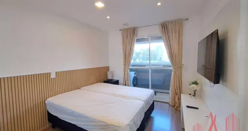 Apartamento stúdio mobiliado para locação com 1 dormitório, com 23 m² - belém