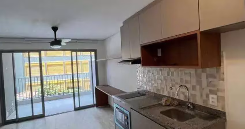 Apartamento studio semimobiliado, para locação com 1 dormitório, com 30 m² - vila madalena