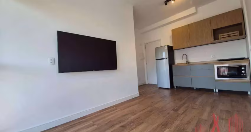 Apartamento semimobiliado para locação com 1 dormitório, 1 vaga de garagem, com 34 m² - vila madalena