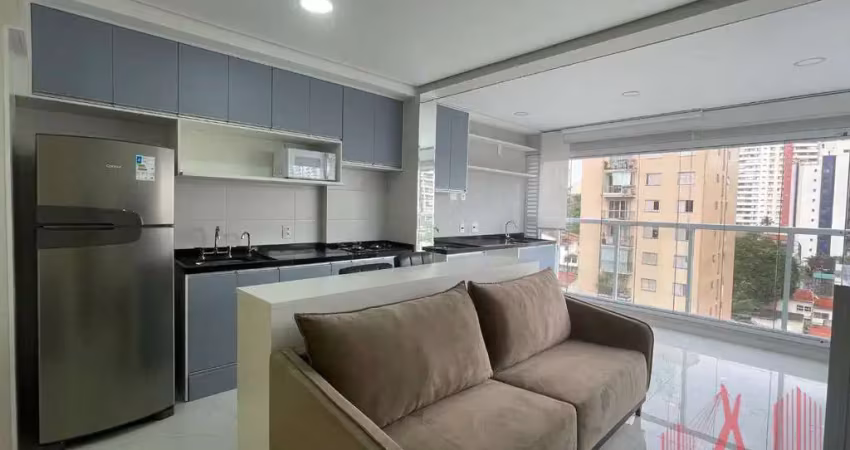 Apartamento com 1 dormitório para alugar, 43 m² - vila clementino - são paulo/sp