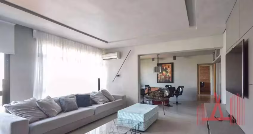 Apartamento mobiliado para locação com 2 dormitórios, 2 vagas de garagem, com 130 m² - cerqueira césar