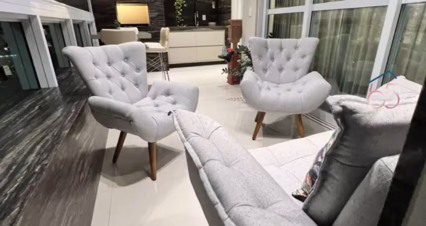 Edifício splendore decorado 169m²  andar alto sol poente