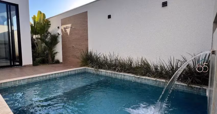 Condomínio florais da mata  /  várgea grande   > ️moderna casa térrea em terreno de 380 m2 e 205 m2 de área construída.