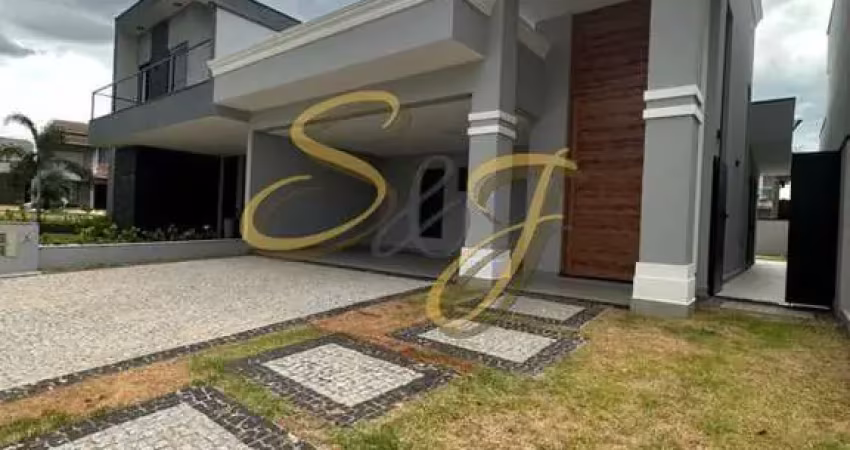Casa terréa com três suites a venda no parque brasil 500- cond. reserva real - paulínia sp