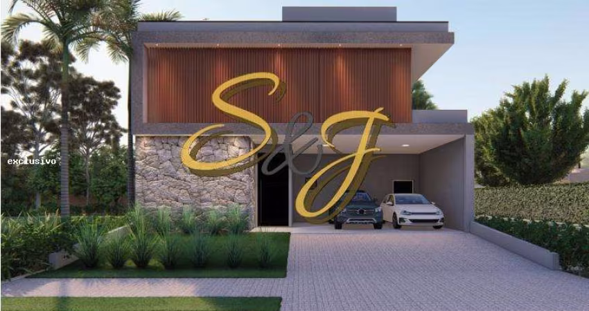 CASA SOBRADO COM QUATRO SUITES A VENDA NO BAIRRO PARQUE BRASIL 500- COND. SANTORINI - PAULÍNIA SP
