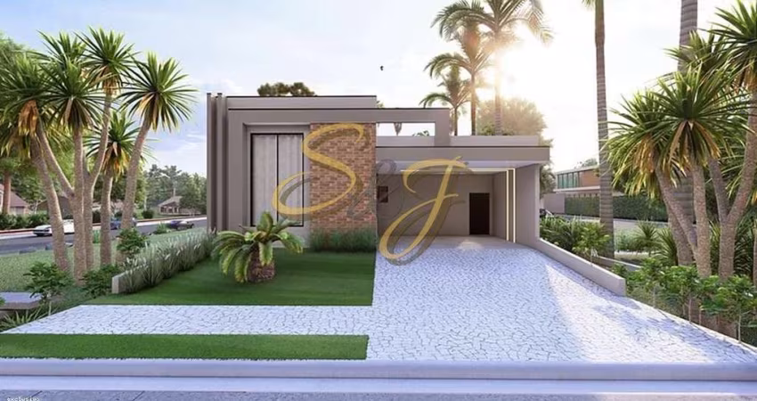 CASA TERREA COM TRÊS SUITES A VENDA NO BAIRRO PARQUE BRASIL 500- COND. SANTORINI - PAULÍNIA SP
