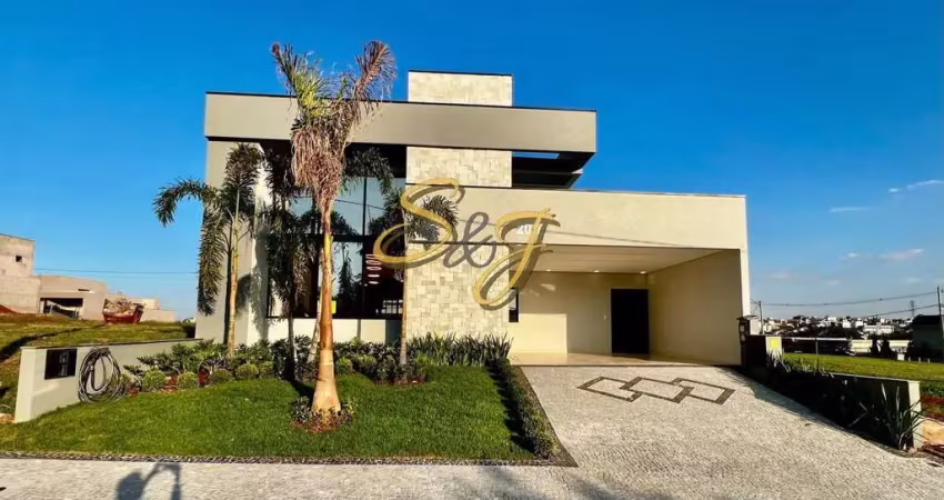 Casa terrea com três suites a venda no parque brasil 500- cond. santorini - paulínia sp