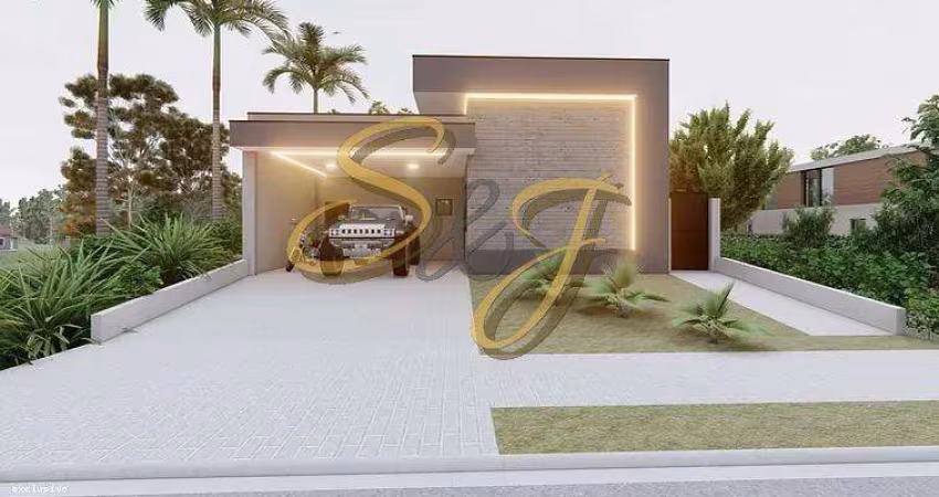 CASA TERREA COM TRÊS SUITES A VENDA NO BAIRRO PARQUE BRASIL 500- COND. SANTORINI - PAULÍNIA SP