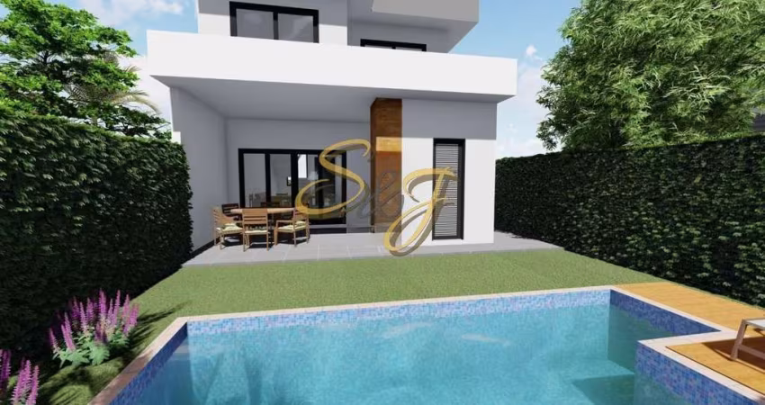 CASA SOBRADO COM TRÊS QUARTOS A VENDA NO BAIRRO SÃO BENTO - COND. TERRAS DA ESTÂNCIA - PAULÍNIA SP