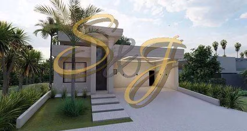 CASA TERREA COM TRÊS SUITES A VENDA NO BAIRRO PARQUE BRASIL 500- COND. SANTORINI - PAULÍNIA SP
