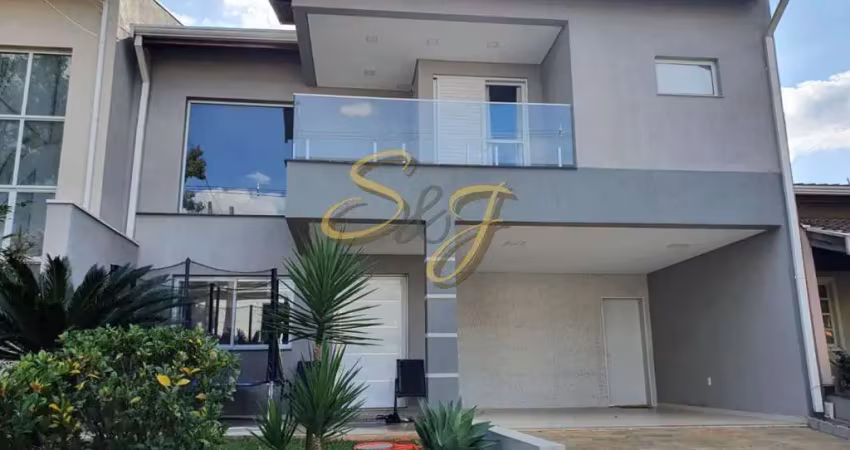 Casa sobrado com quatro quartos a venda no bairro cascata- cond. campos do conde i - paulínia sp