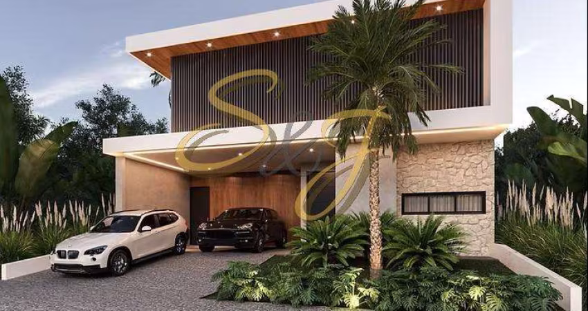 CASA TERREA COM QUATRO SUITES A VENDA NO PARQUE BRASIL 500- COND. SANTORINI - PAULÍNIA SP