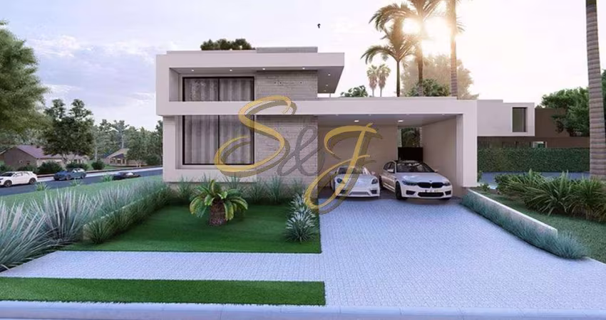 CASA TERREA COM TRÊS SUITES A VENDA NO PARQUE BRASIL 500- COND. SANTORINI - PAULÍNIA SP