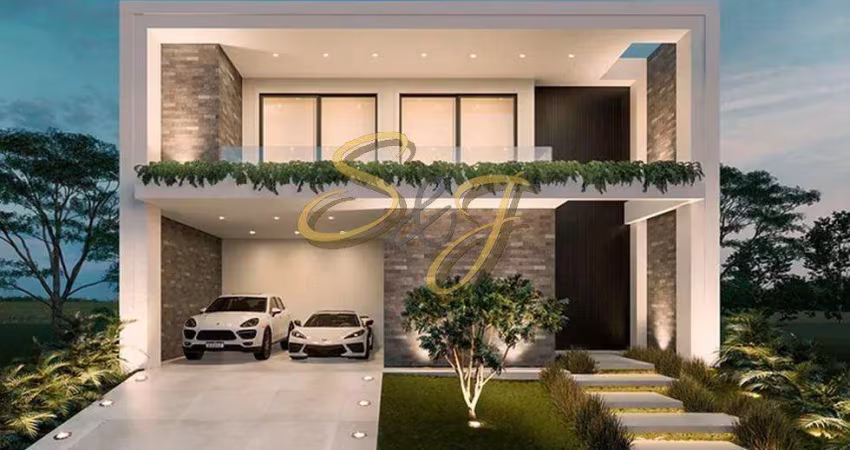 CASA TERREA COM CINCO SUITES A VENDA NO PARQUE BRASIL 500- COND. SANTORINI - PAULÍNIA SP
