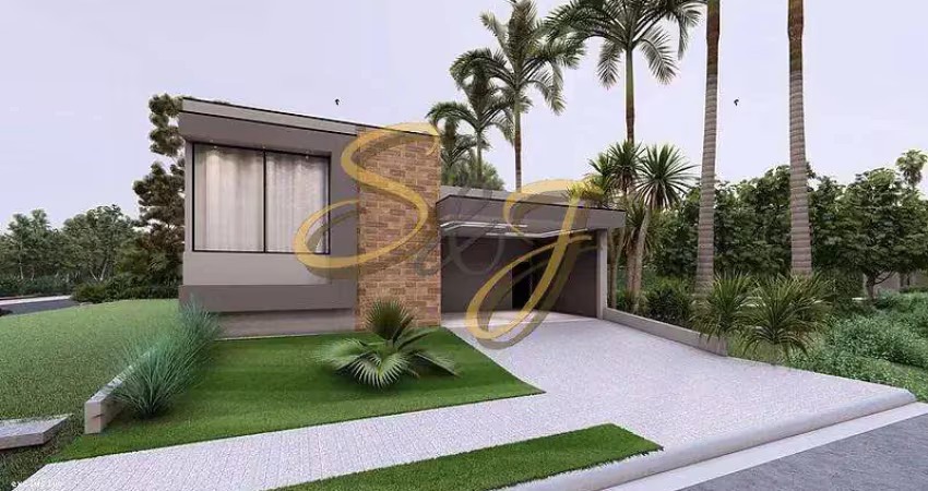 Casa terrea com três suites a venda no parque brasil 500- cond. santorini - paulínia sp