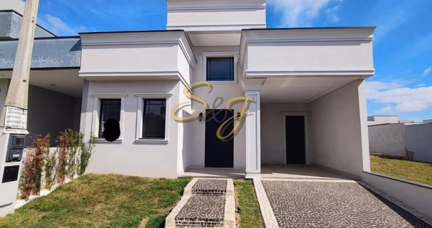 Casa arquitetura neoclásica com três dormitorios sendo a master com suite e closet no Cond.Terras da Estancia-Paulínia-SP