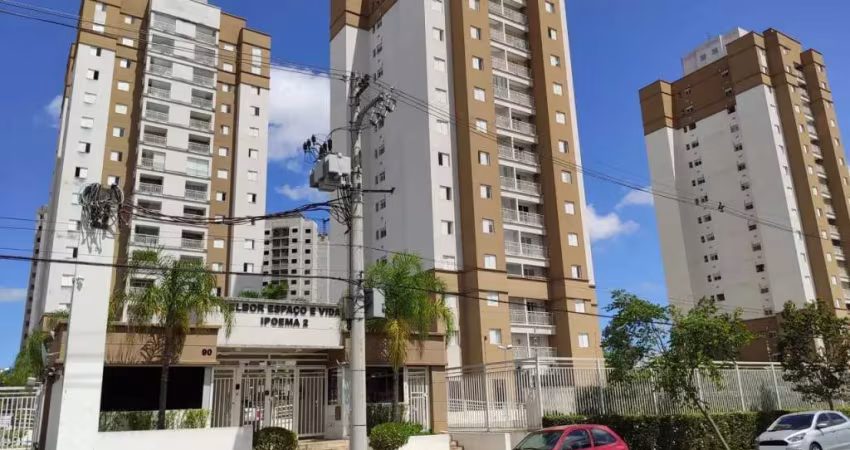 Apartamento Helbor Espaço e Vida ipoema II semi mobiliado à venda, Cézar de Souza, Mogi das Cruzes,